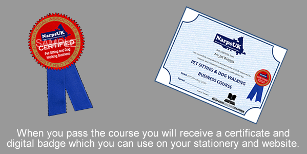 Digital Badge and Certificate on course completion