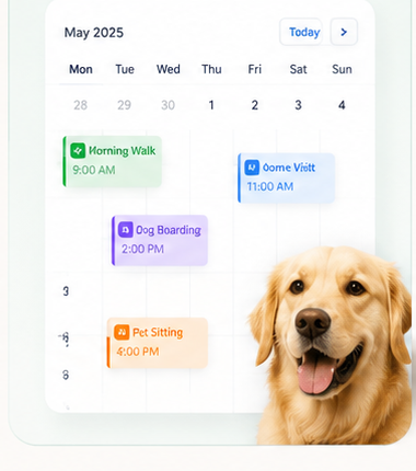 Booking calendar in the NarpsUK app
