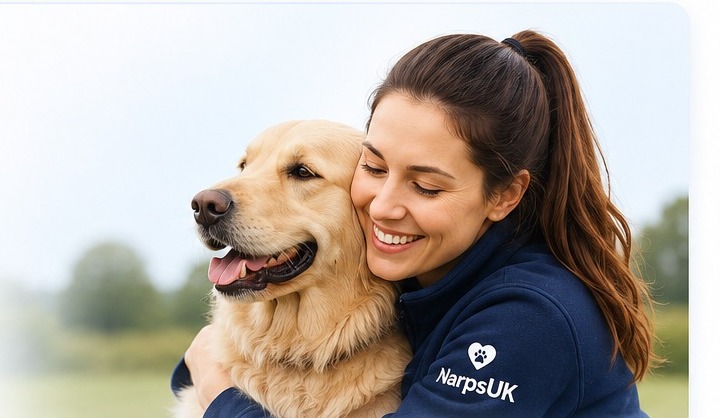 NarpsUK member with her dog