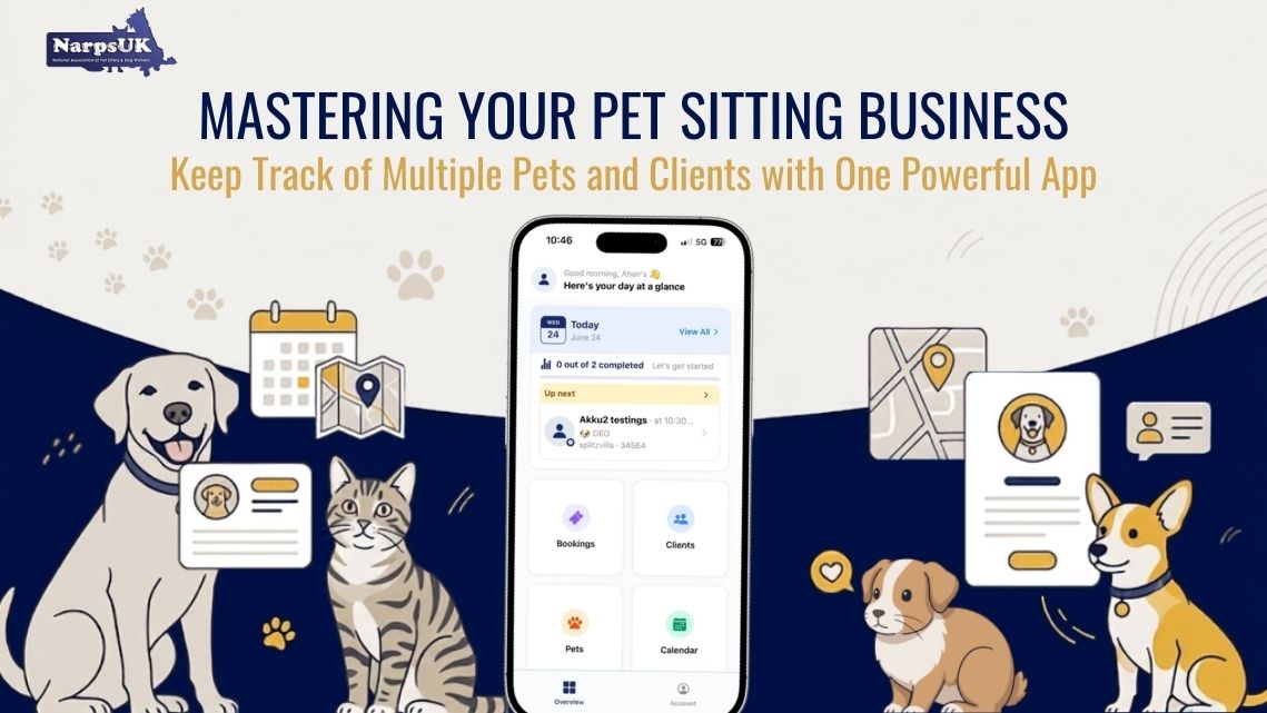 Pet sitting app for managing multiple pets and clients