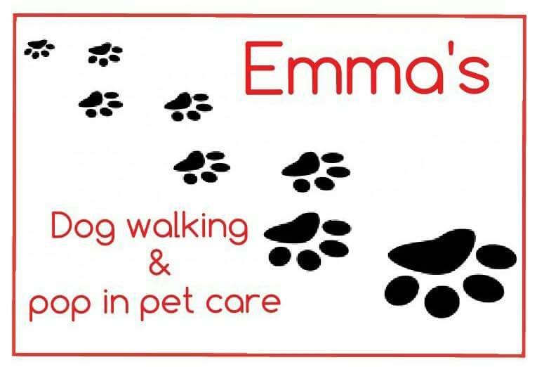 Emma's dog walking and pop in pet care 